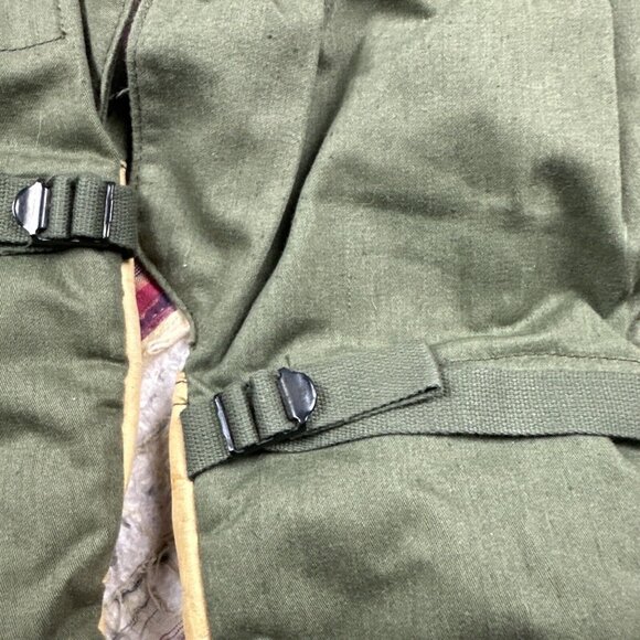 Vintage M-1965 Military Cold Weather Trigger Finger Mitten Shells Leather Medium - Picture 3 of 5